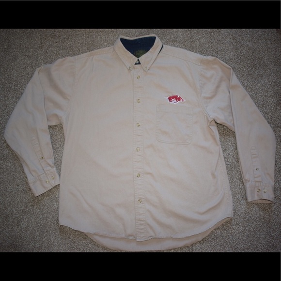Vintage Arkansas Razorback Button-up - Picture 1 of 4